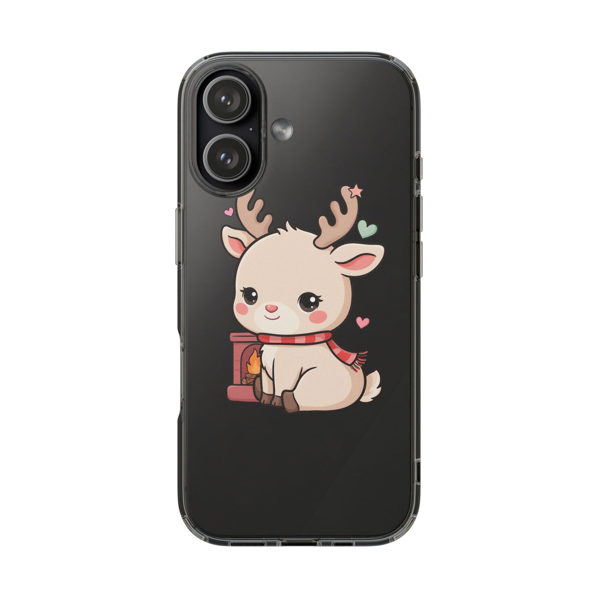 Kawaii Reindeer Phone Case for Cozy Holiday Cheer