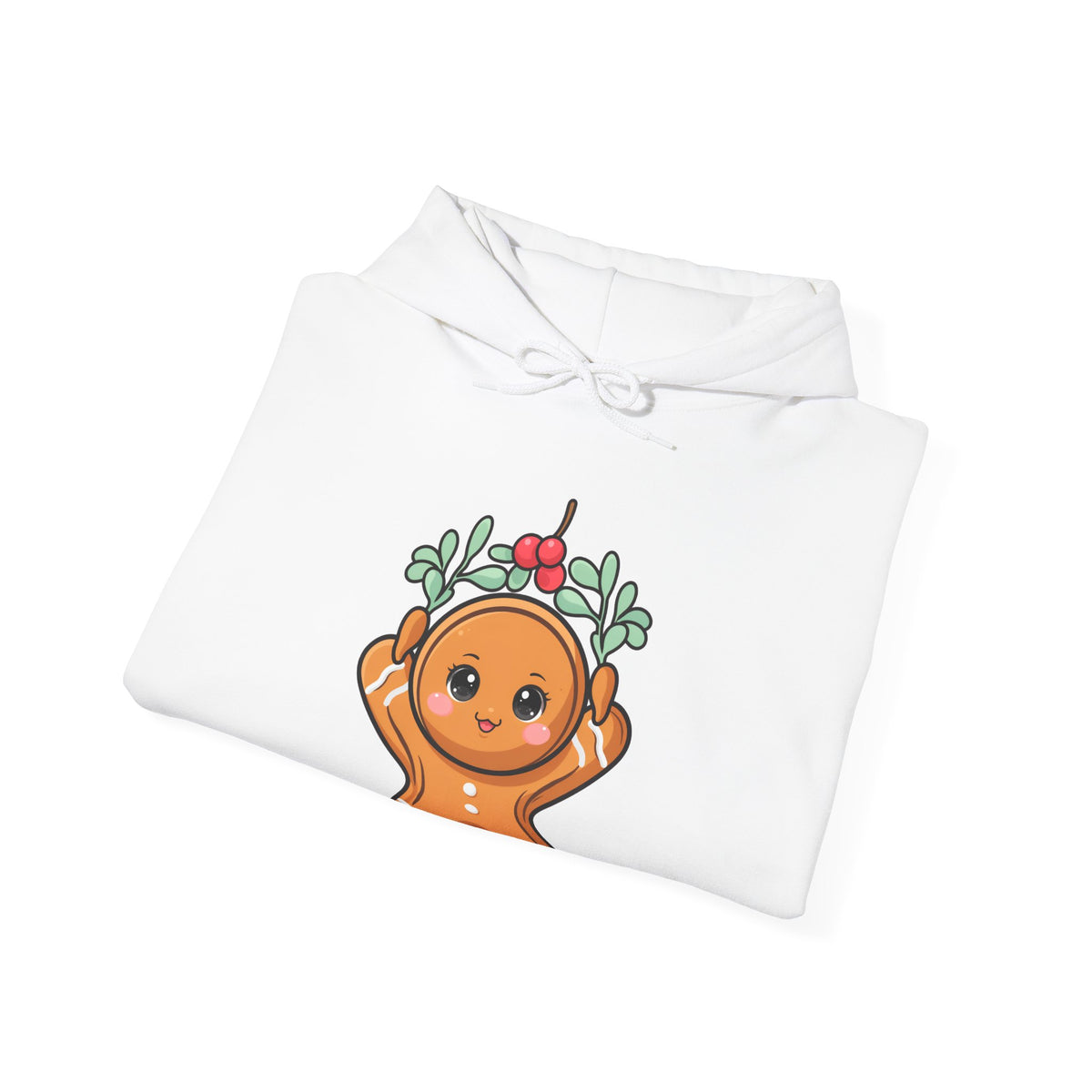 Kawaii Gingerbread Hoodie for Cute Holiday Cheer