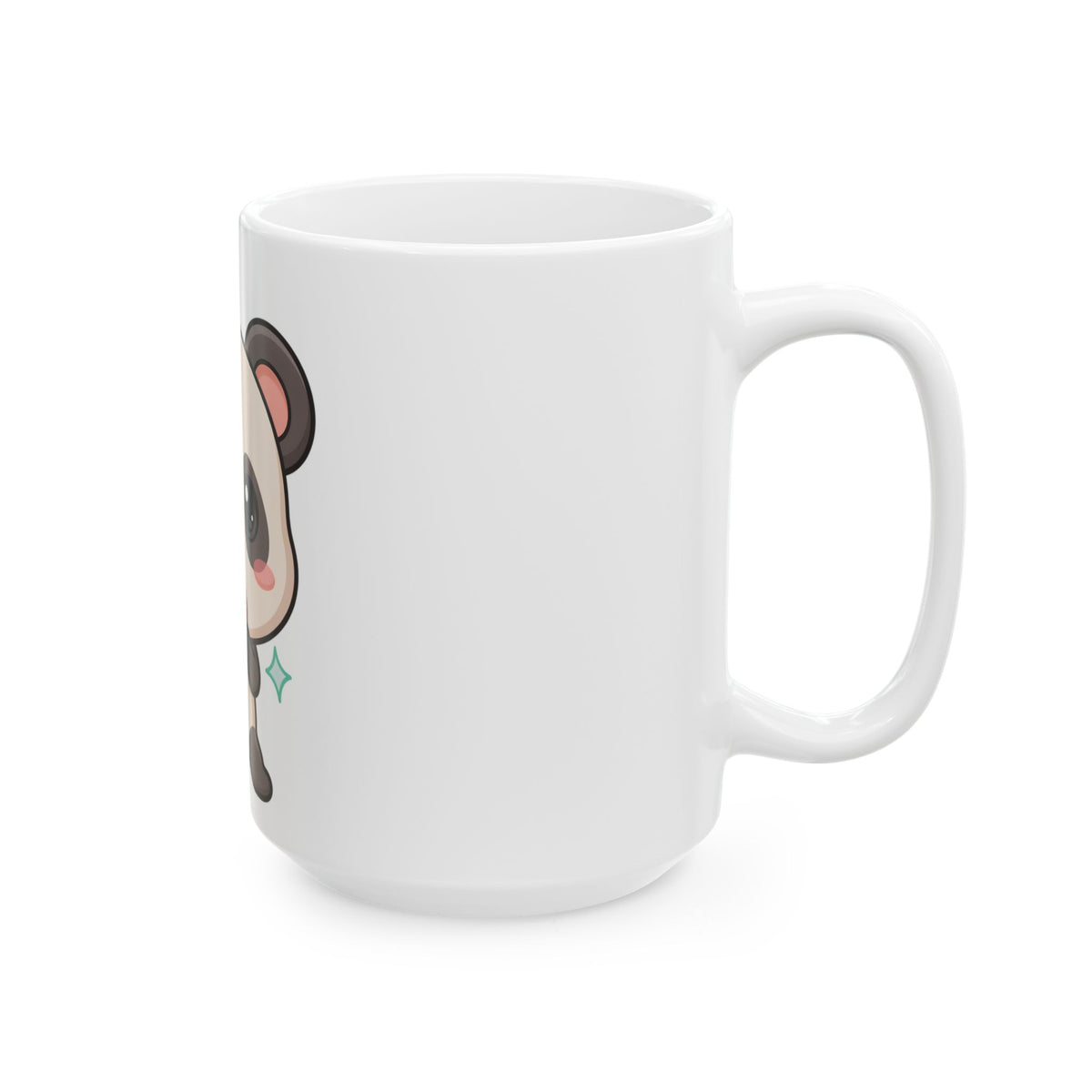 Kawaii Panda Sushi Mug, Cute Chibi Animal Gift