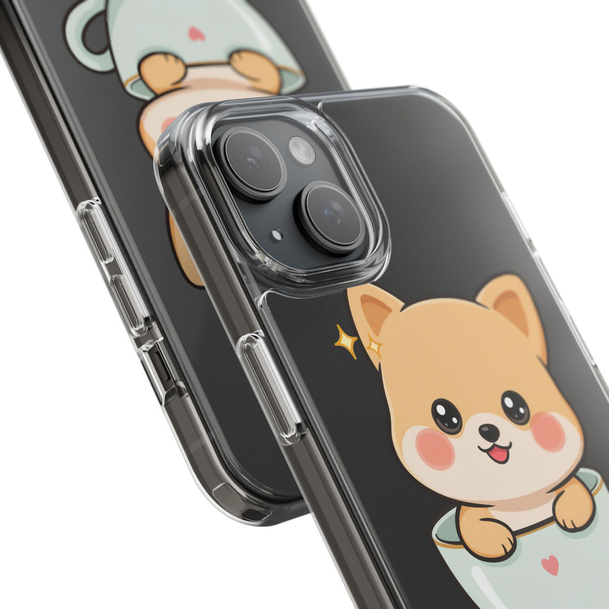 Kawaii Shiba Inu Phone Case – Cute Puppy in a Teacup