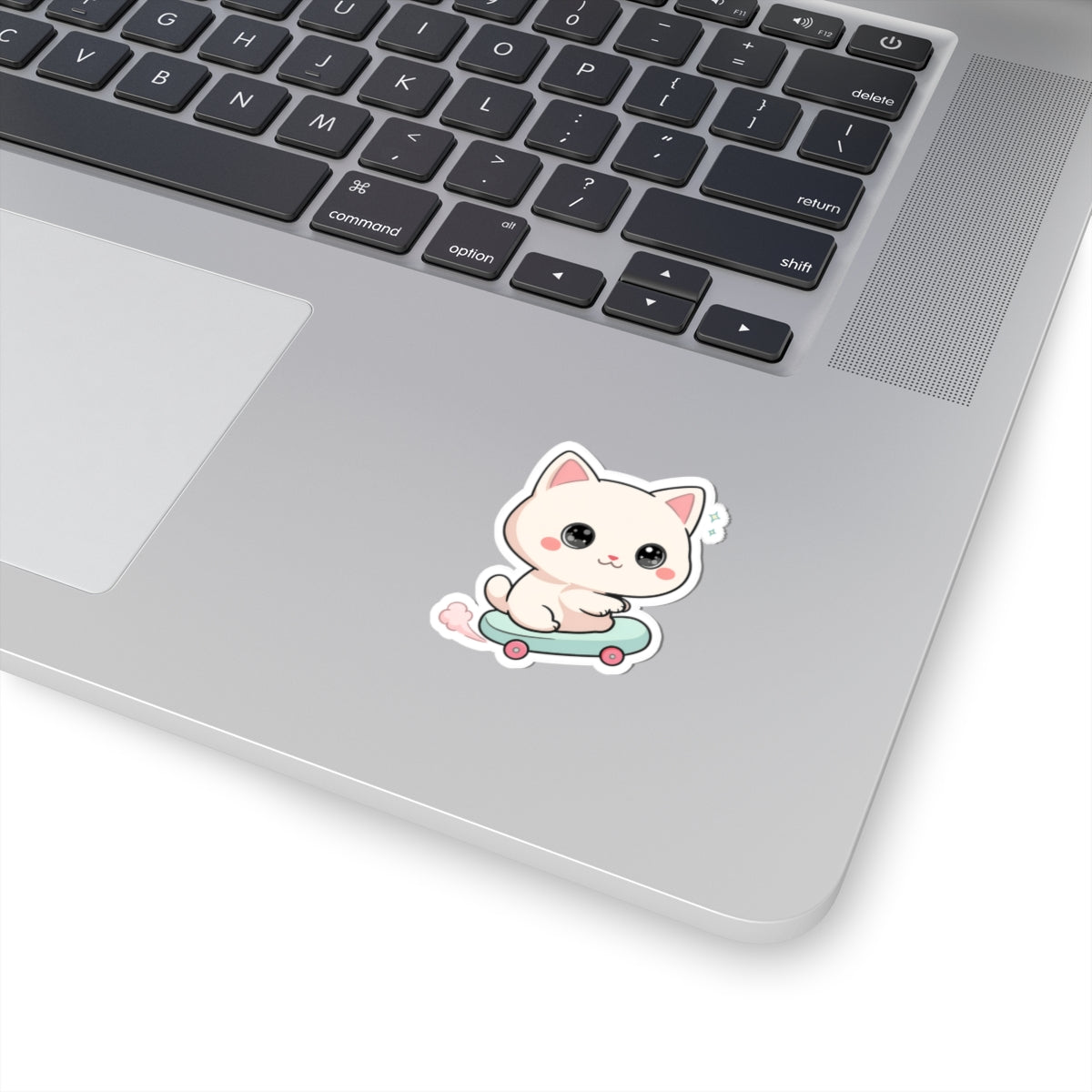 Kawaii Cat Skateboard Sticker for Cat Lovers