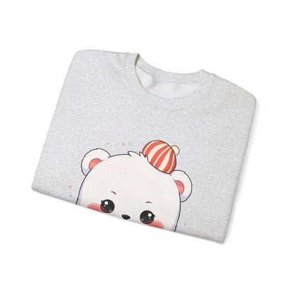 Christmas Cookie Bear Sweatshirt, Cute Holiday Baker Gift