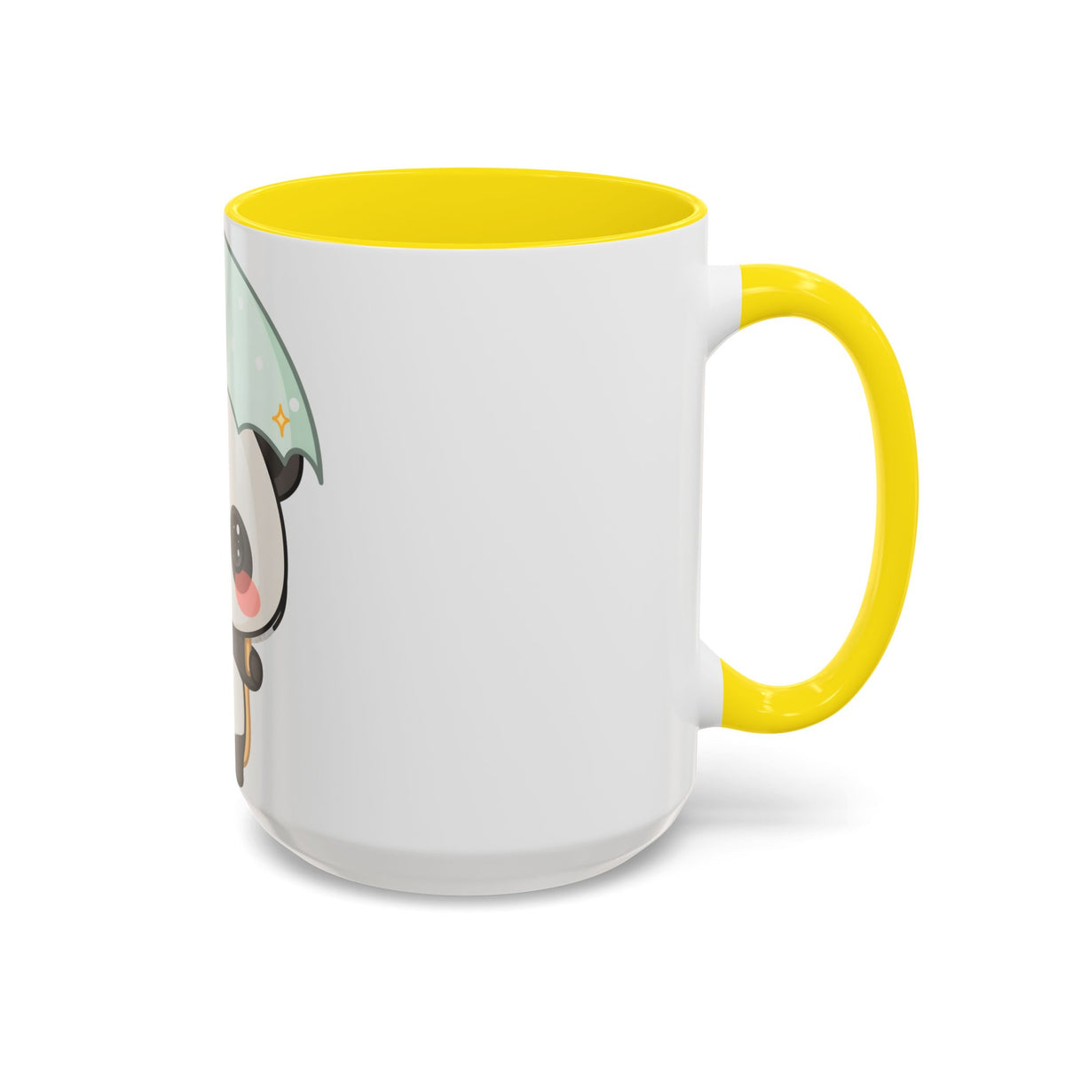 Cute Panda Accent Coffee Mug for Rainy Day Sips