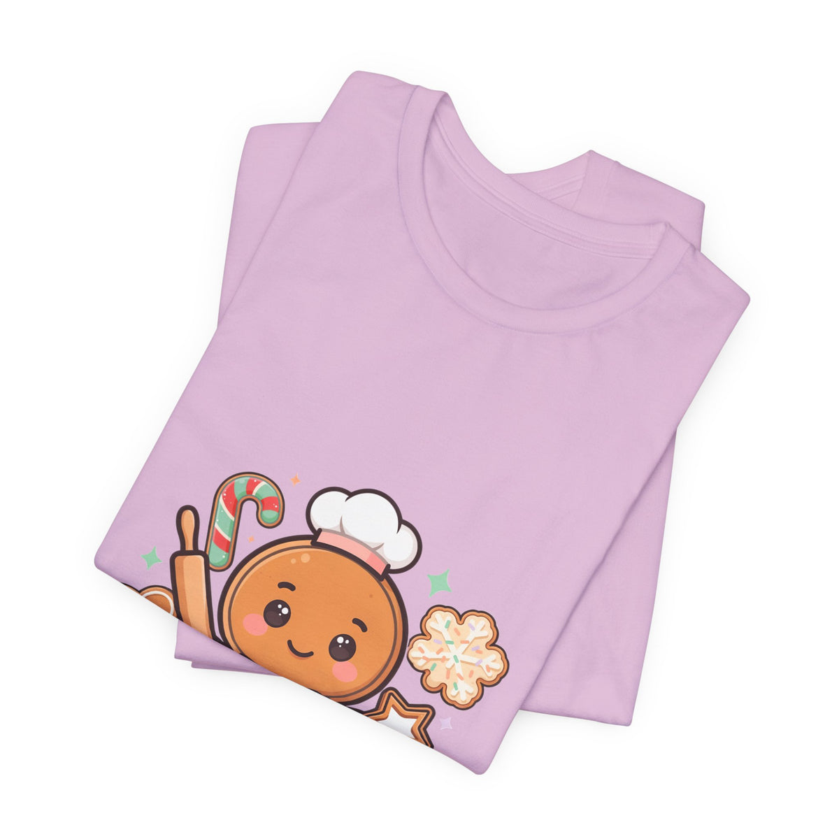 Gingerbread Baker Christmas Tee, Cute Kawaii Holiday Shirt