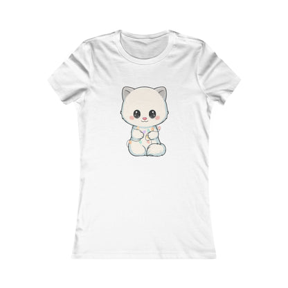 Kawaii Arctic Fox Tee for Cozy Winter Errands