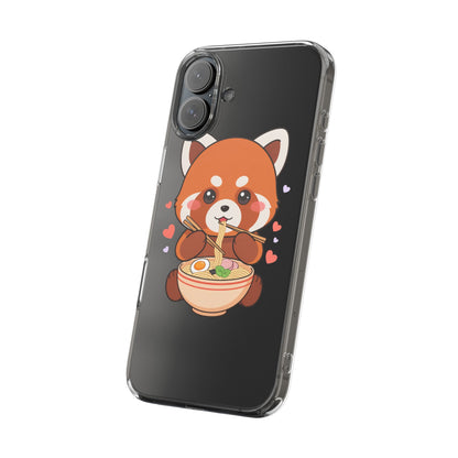 Red Panda Ramen Phone Case – Kawaii Food Lover Gift