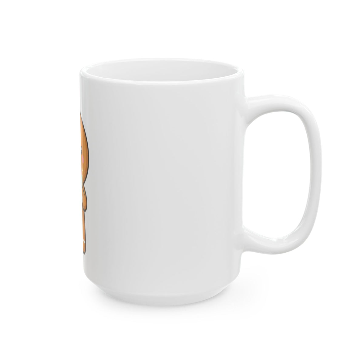 Christmas Gingerbread Mug, Cute Holiday Gift