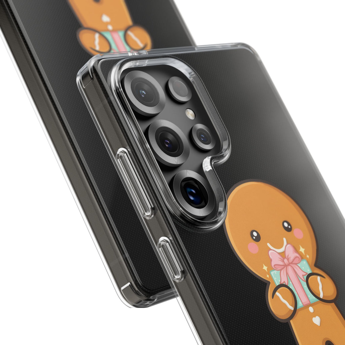 Gingerbread Man Phone Case, Cute Holiday Gift Design