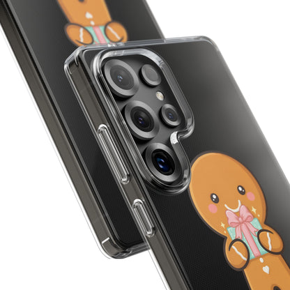 Gingerbread Man Phone Case, Cute Holiday Gift Design