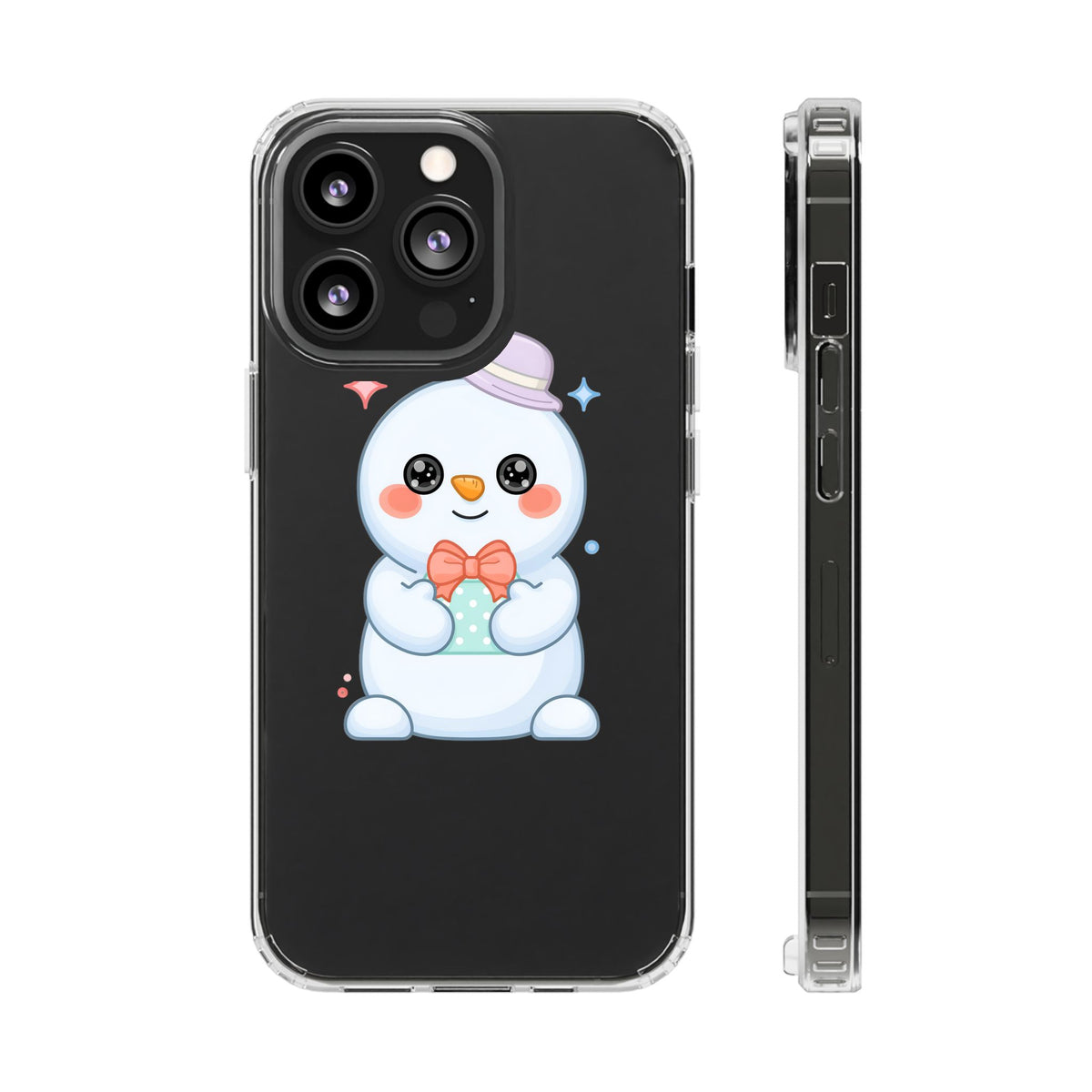 Kawaii Snowman Phone Case for Cheerful Winter Days