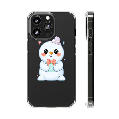 Kawaii Snowman Phone Case for Cheerful Winter Days