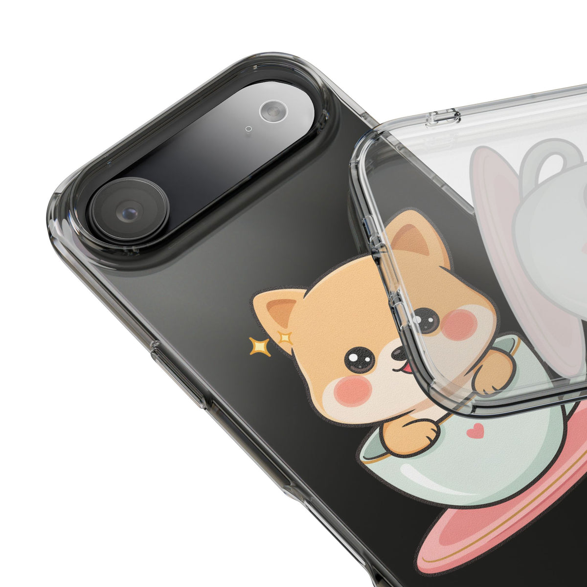 Kawaii Shiba Inu Phone Case – Cute Puppy in a Teacup