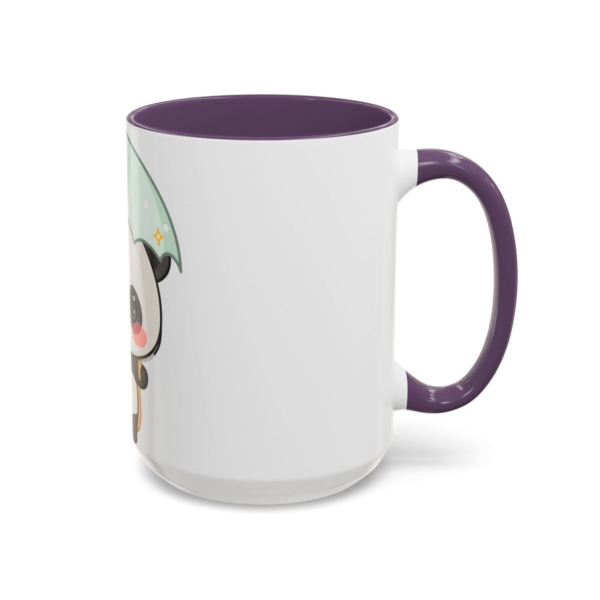 Cute Panda Accent Coffee Mug for Rainy Day Sips