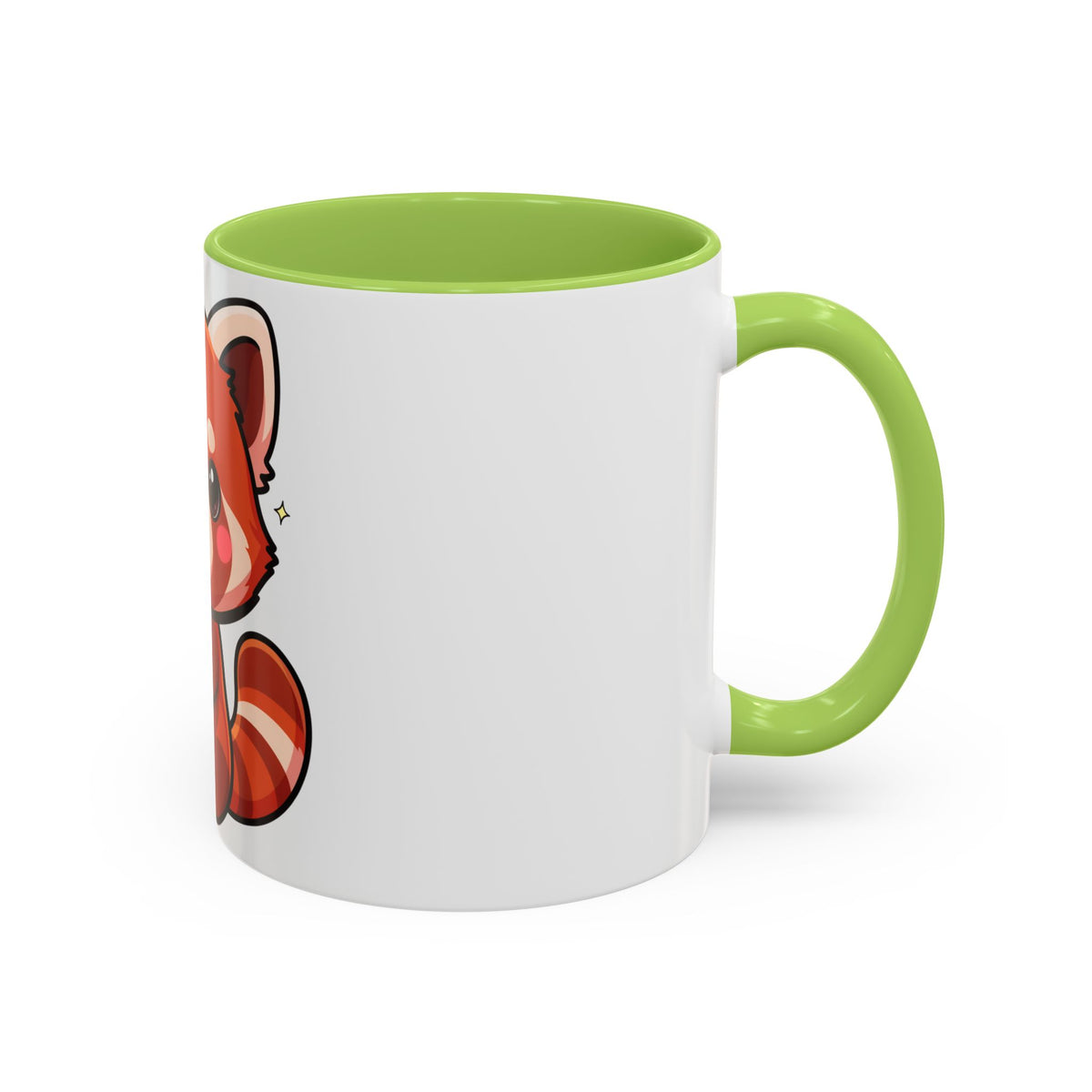 Kawaii Red Panda Accent Coffee Mug for Creative Days