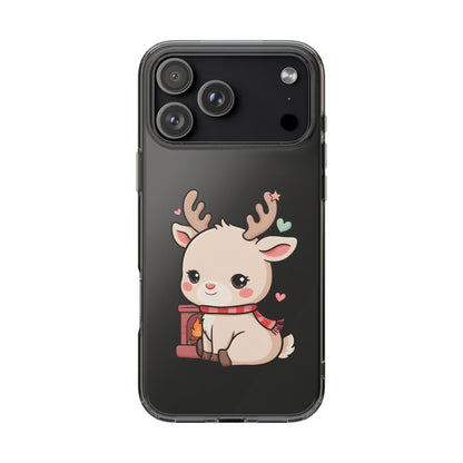 Kawaii Reindeer Phone Case for Cozy Holiday Cheer