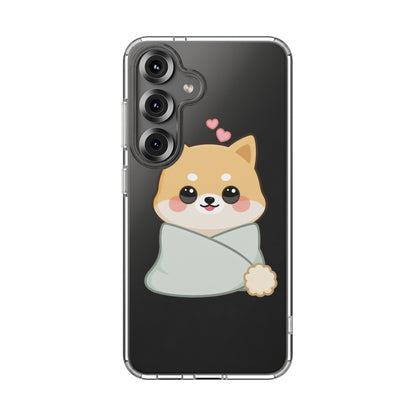 Kawaii Shiba Inu Phone Case, Cozy Valentine Gift