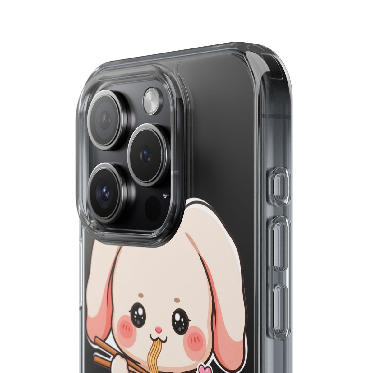 Kawaii Ramen Bunny Clear Impact-Resistant Case