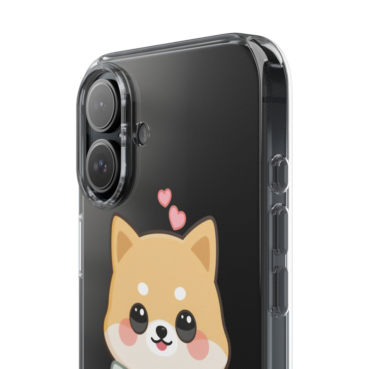 Kawaii Shiba Inu Phone Case, Cozy Valentine Gift