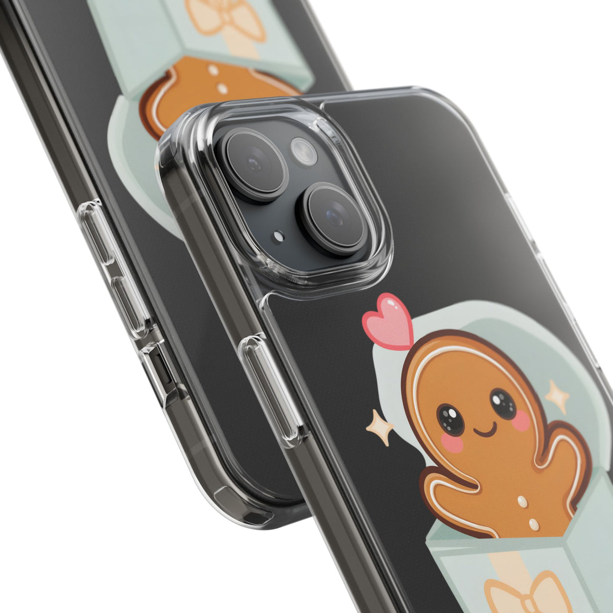 Gingerbread Man Phone Case – Kawaii Holiday Gift