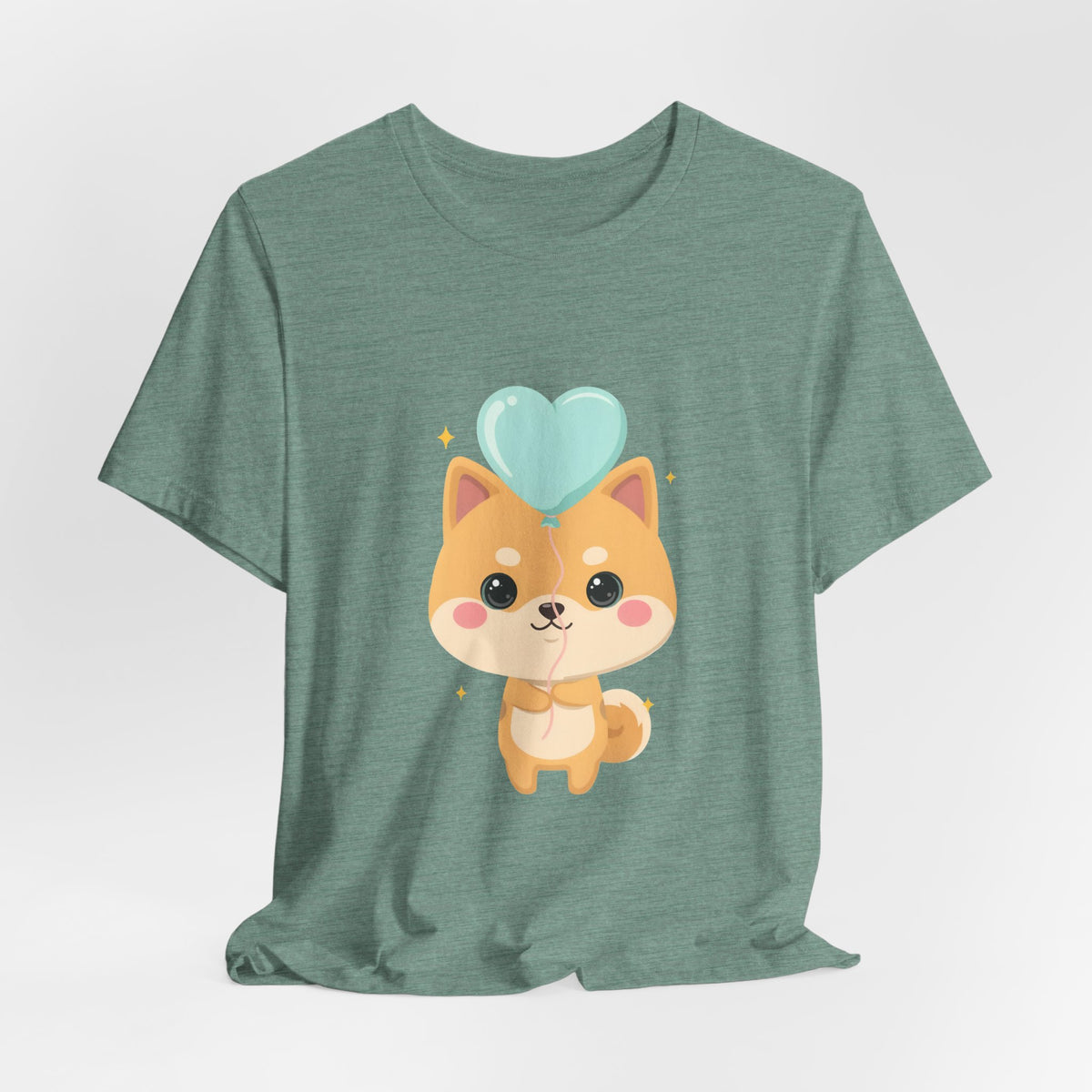 Kawaii Shiba Inu T-Shirt, Cute Balloon Dog Gift