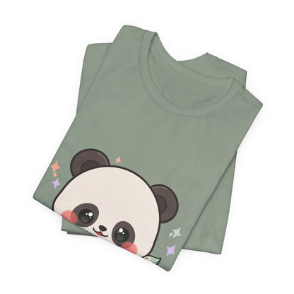 Kawaii Panda Artist T-Shirt for Creative Panda Fans