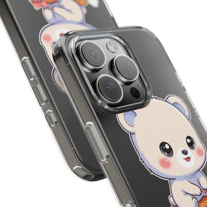 Kawaii Polar Bear Phone Case, Cute Winter Gift