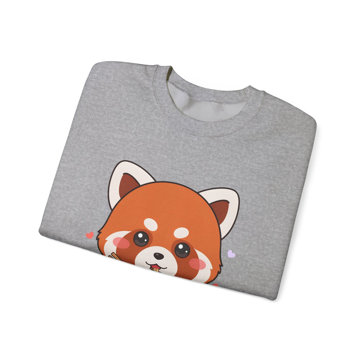 Kawaii Red Panda Ramen Sweatshirt for Cozy Foodie Days