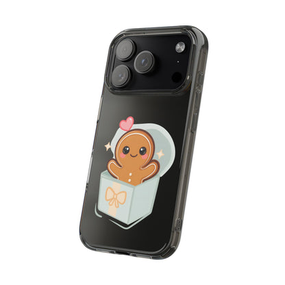 Gingerbread Man Phone Case – Kawaii Holiday Gift