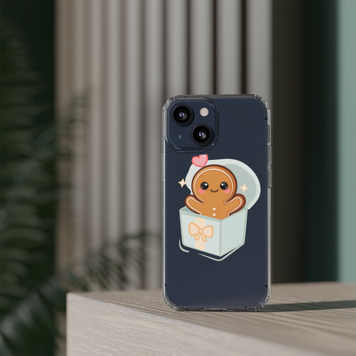 Gingerbread Man Phone Case – Kawaii Holiday Gift