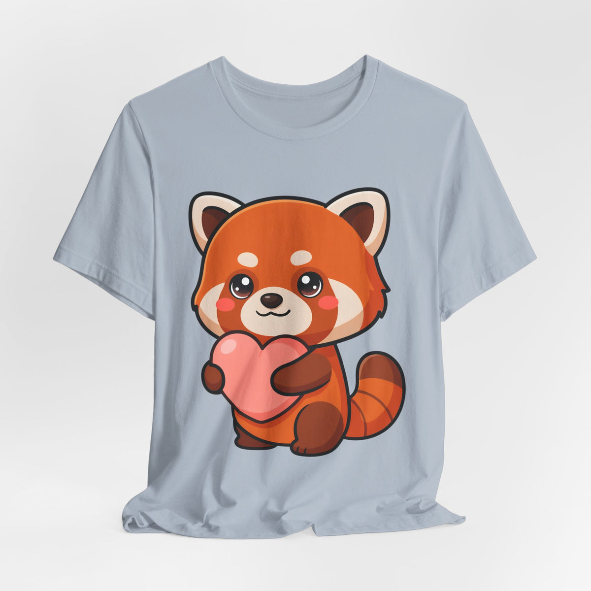 Kawaii Red Panda T-Shirt: Big Heart, Cozy Vibes