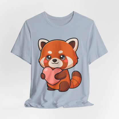 Kawaii Red Panda T-Shirt: Big Heart, Cozy Vibes