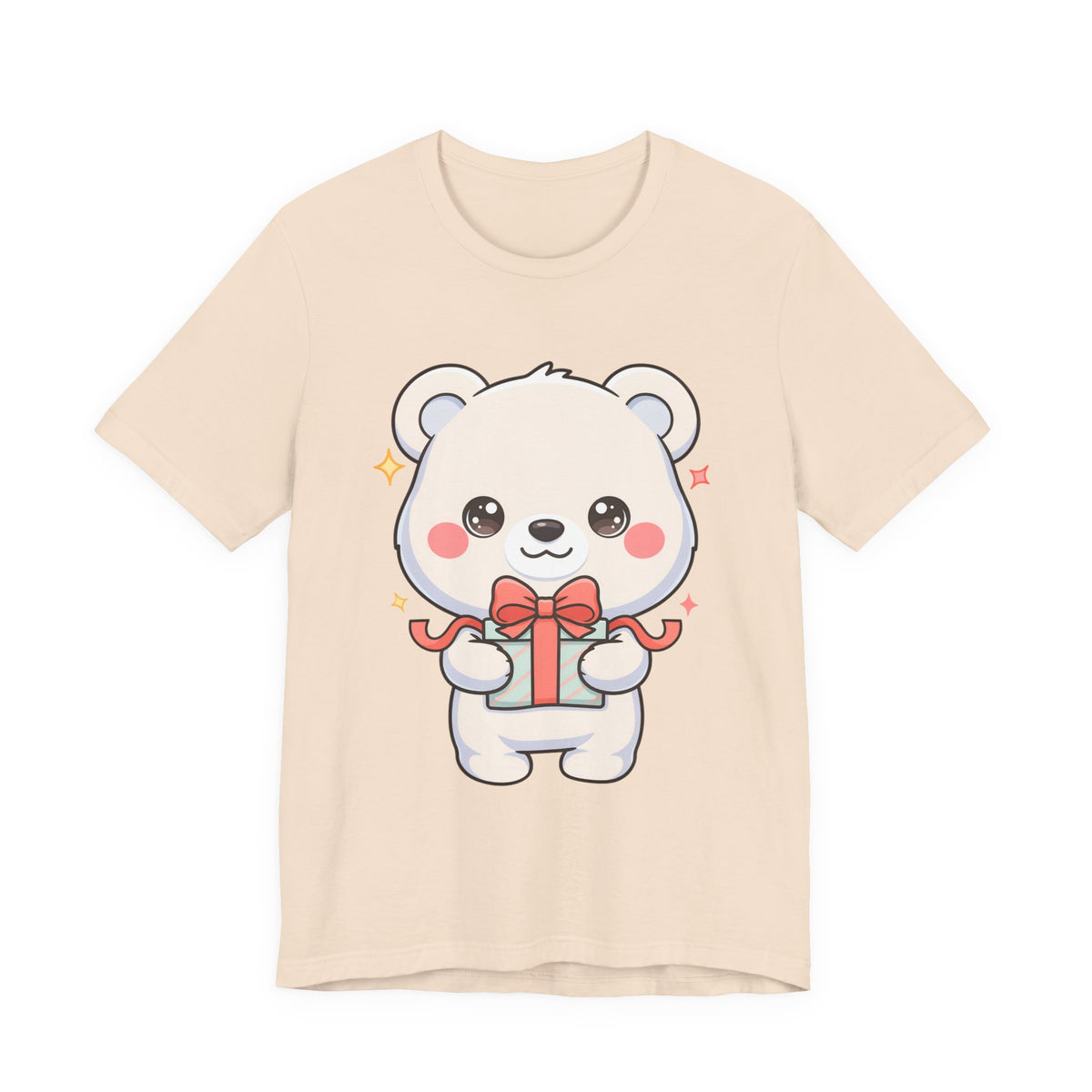 Kawaii Polar Bear Gift T-Shirt for Cute Holiday Cheer