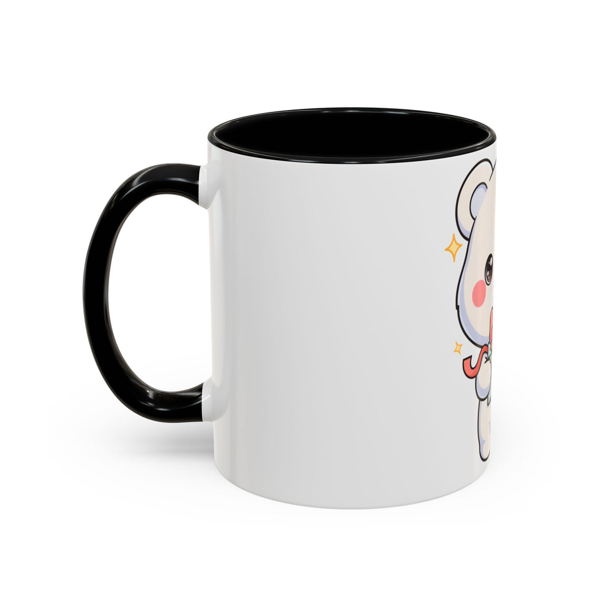 Kawaii Polar Bear Mug, Cute Gift Accent Coffee Mug