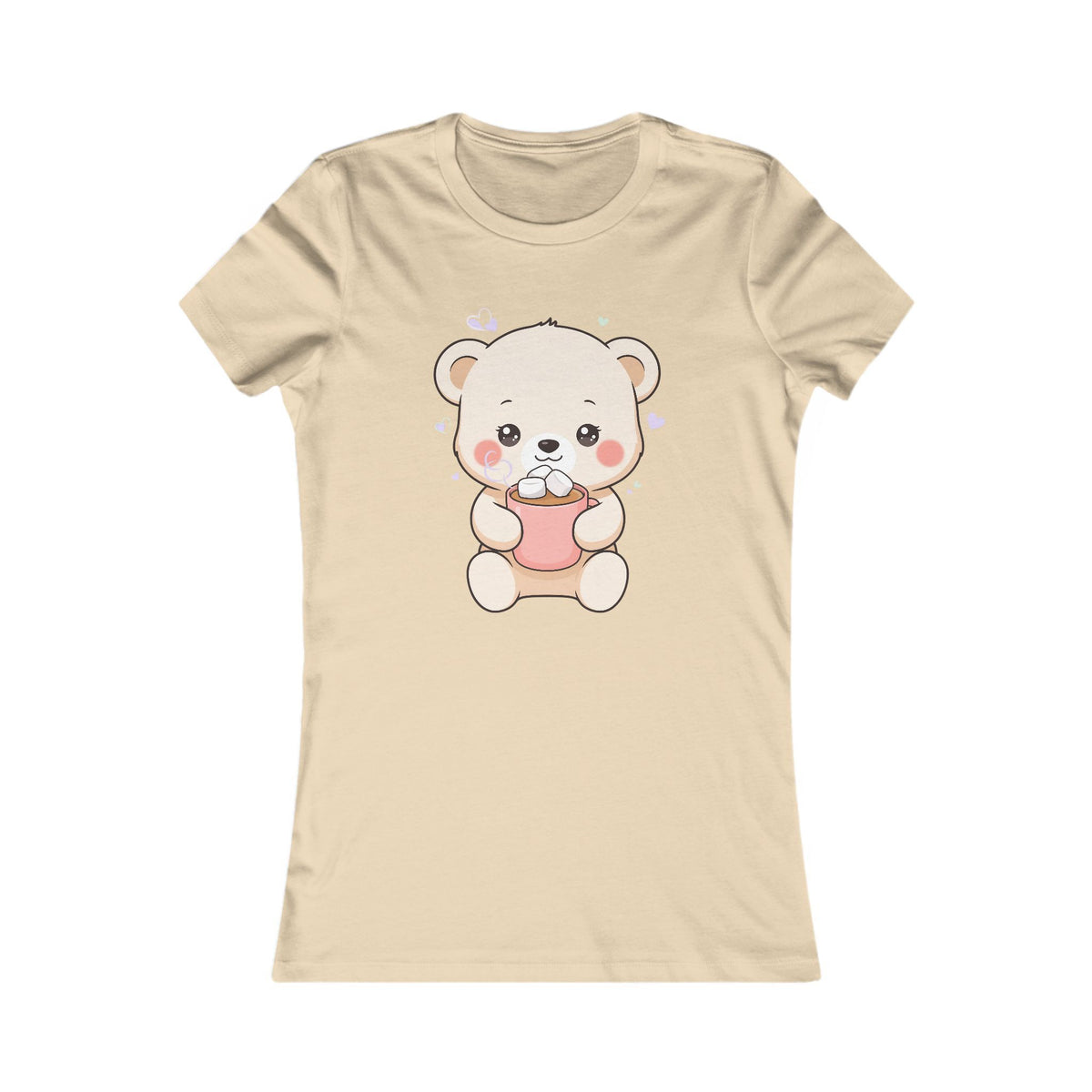 Kawaii Polar Bear Cocoa Tee for Cozy Cute Style