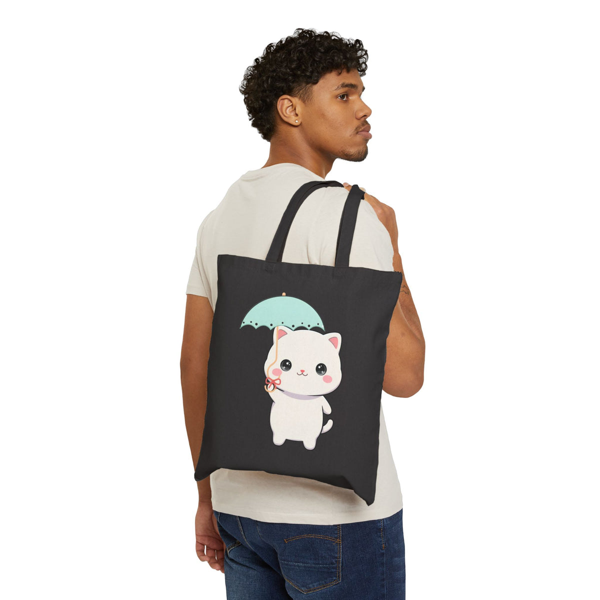 Kawaii Cat Tote Bag for Cute Cat Lovers