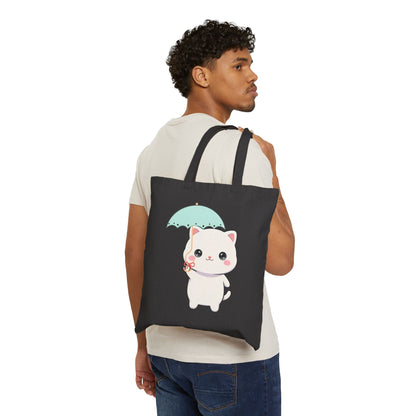 Kawaii Cat Tote Bag for Cute Cat Lovers