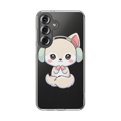 Kawaii Arctic Fox Phone Case – Cozy Winter Cutie