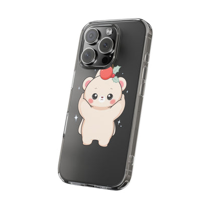 Kawaii Christmas Bear Phone Case for Cozy Holiday Days