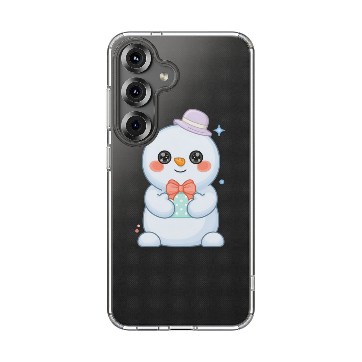 Kawaii Snowman Phone Case for Cheerful Winter Days