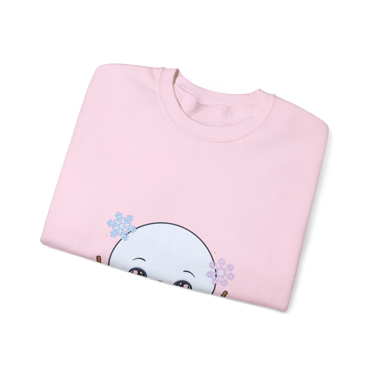 Kawaii Snowman Sweatshirt – Cute Winter Crewneck