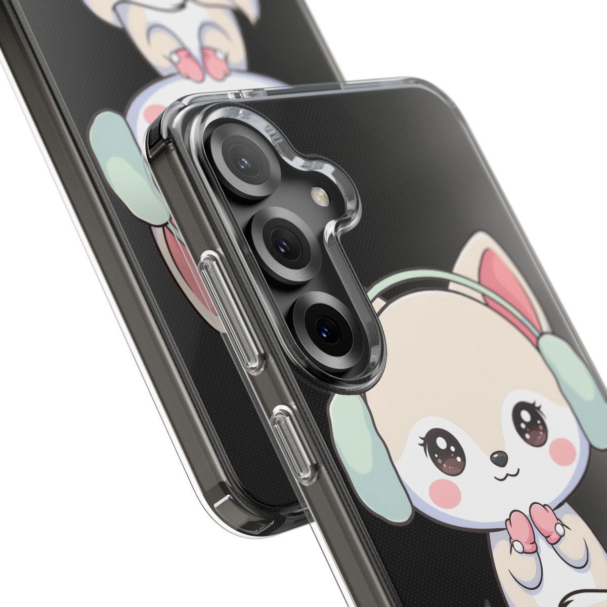 Kawaii Arctic Fox Phone Case – Cozy Winter Cutie