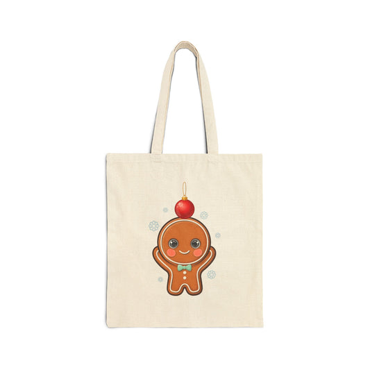 Christmas Gingerbread Tote Bag for Kawaii Holiday Fans