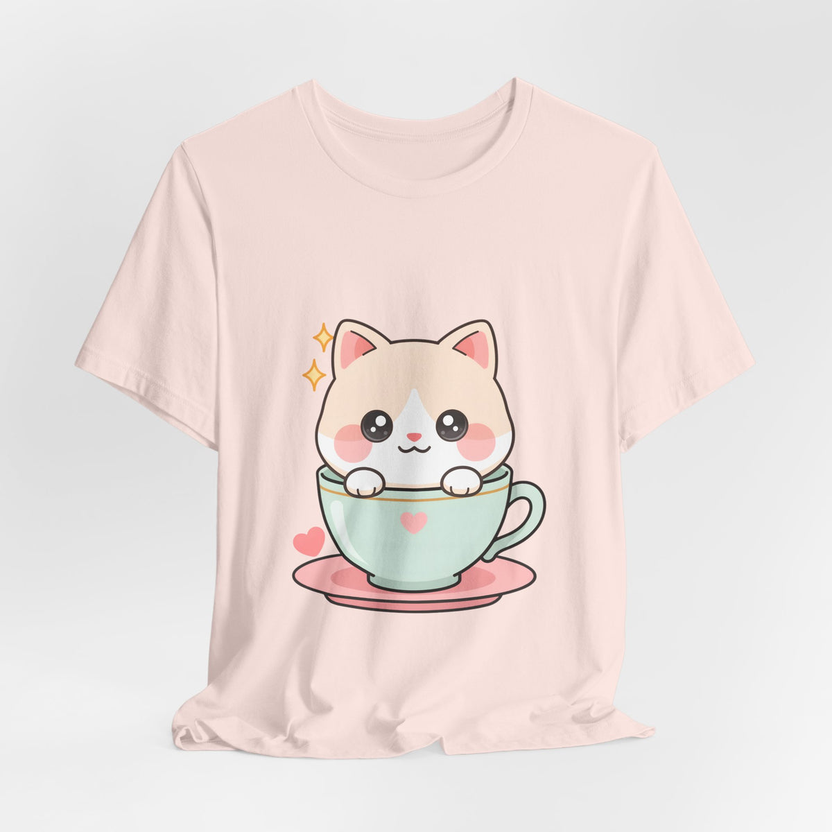 Kawaii Cat T-Shirt for Cute Cat and Chibi Art Fans