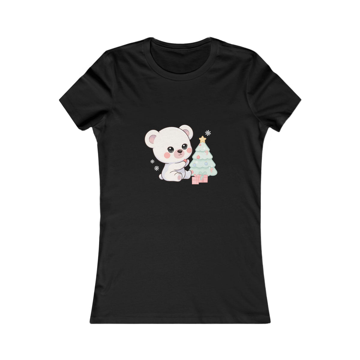 Cute Christmas Polar Bear Women's Tee