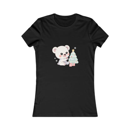 Cute Christmas Polar Bear Women's Tee