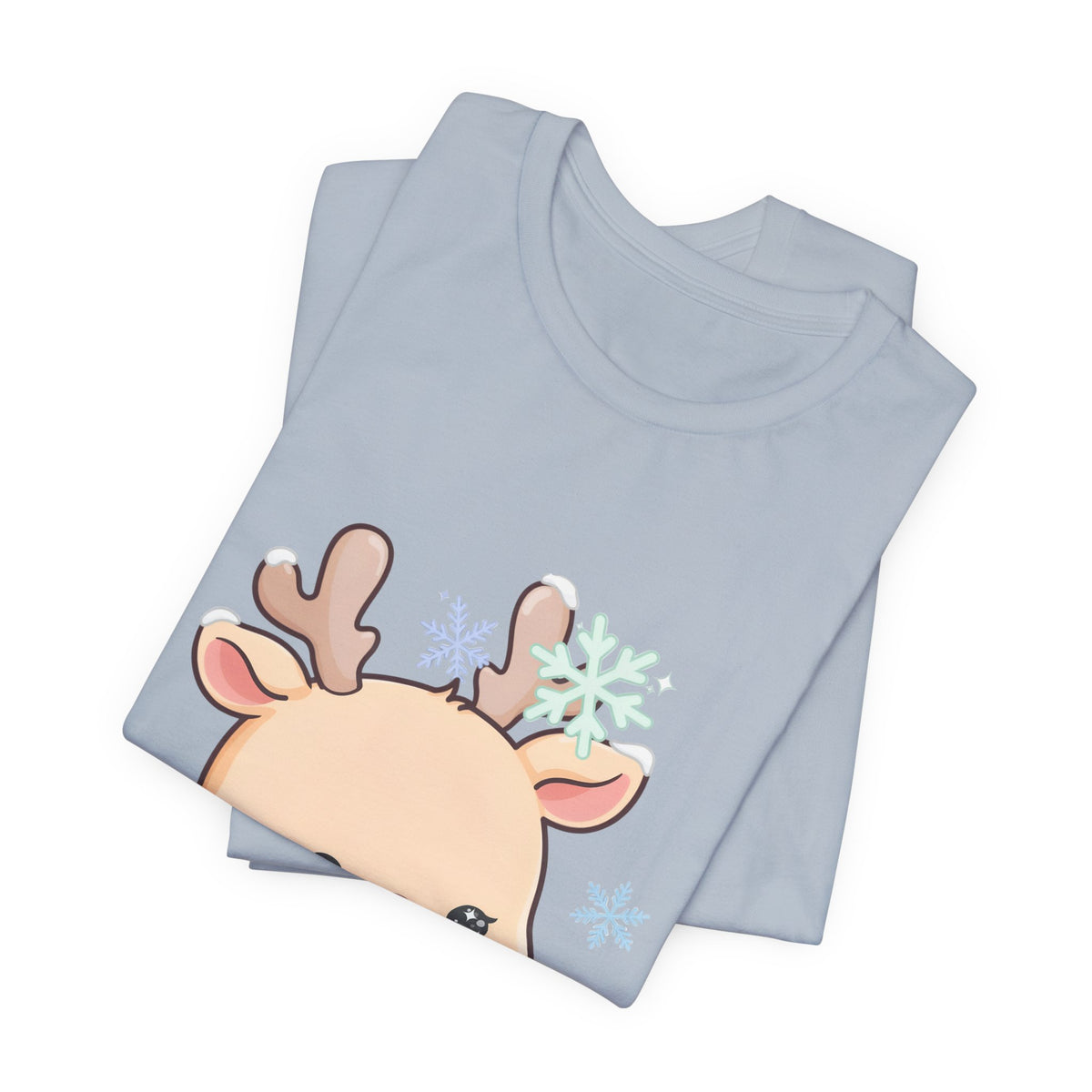 Kawaii Reindeer T-Shirt for Cute Winter Outfits
