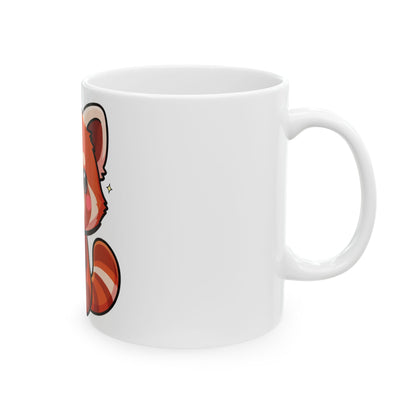 Kawaii Red Panda Mug, Cute Artist Gift