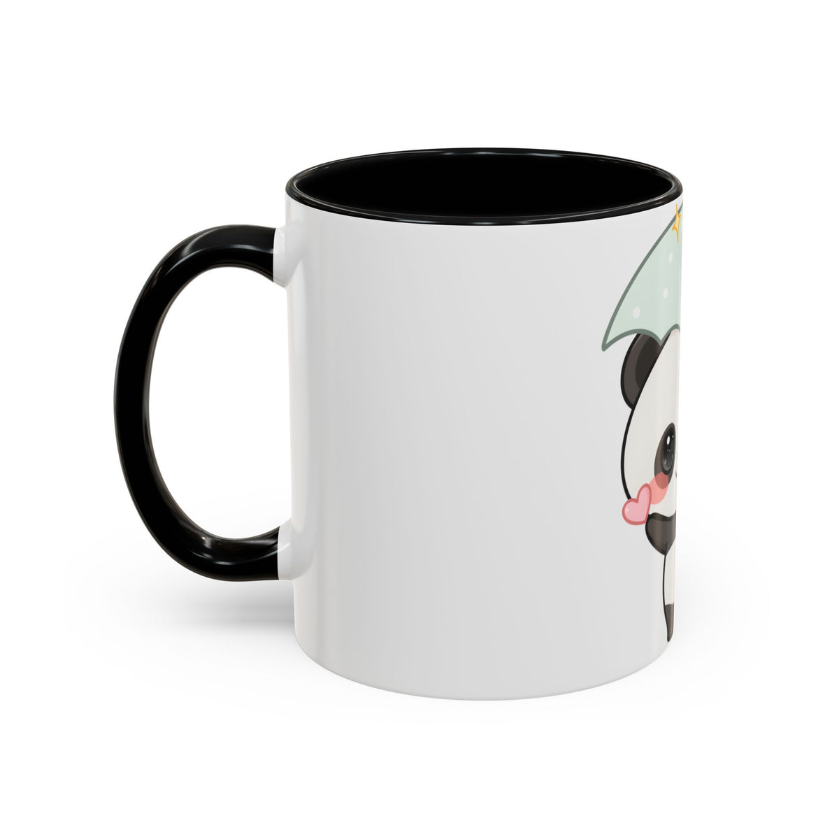 Cute Panda Accent Coffee Mug for Rainy Day Sips
