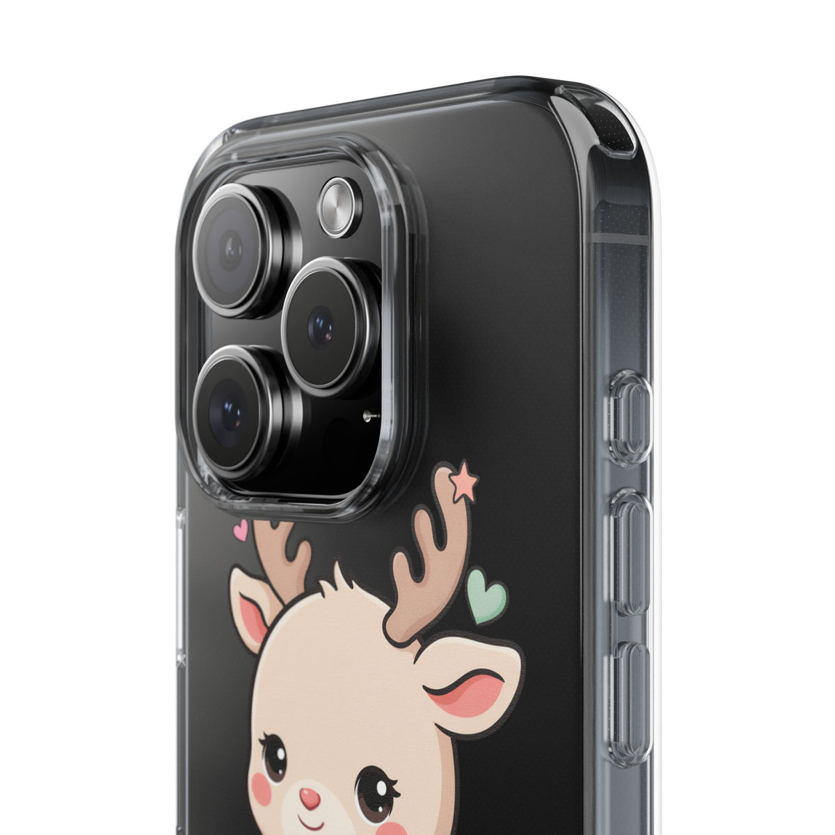 Kawaii Reindeer Phone Case for Cozy Holiday Cheer