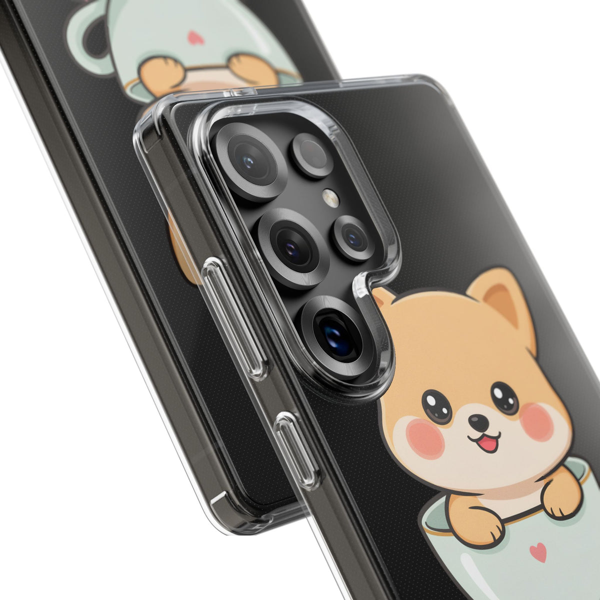 Kawaii Shiba Inu Phone Case – Cute Puppy in a Teacup